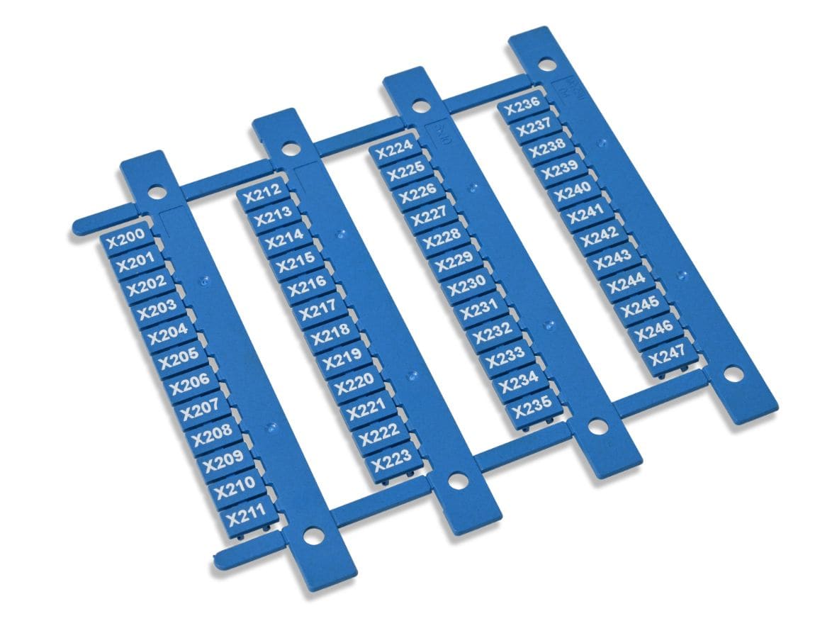 CEMBRE SPA - CEM41064-MD TARGH.MG-CPM-01 BLU METALD. 5X7 X MORSET