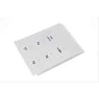 CEMBRE SPA - CEM48300-HF TARGHET. MG-DOG IN PC PREFORATA BIANCA D