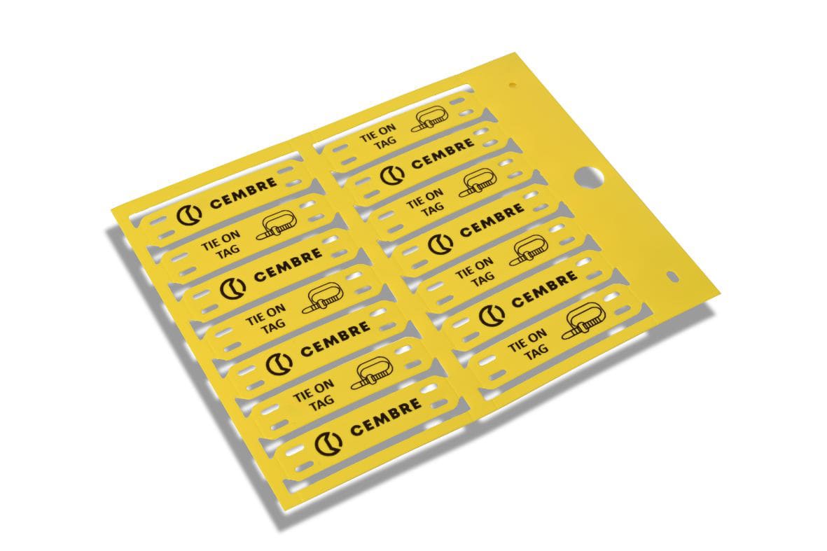 CEMBRE SPA - CEM54141N-HF TARGH.MG-ETF GIALLO PC FISS.A FASCET 20X