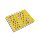 CEMBRE SPA - CEM54141N-HF TARGH.MG-ETF GIALLO PC FISS.A FASCET 20X