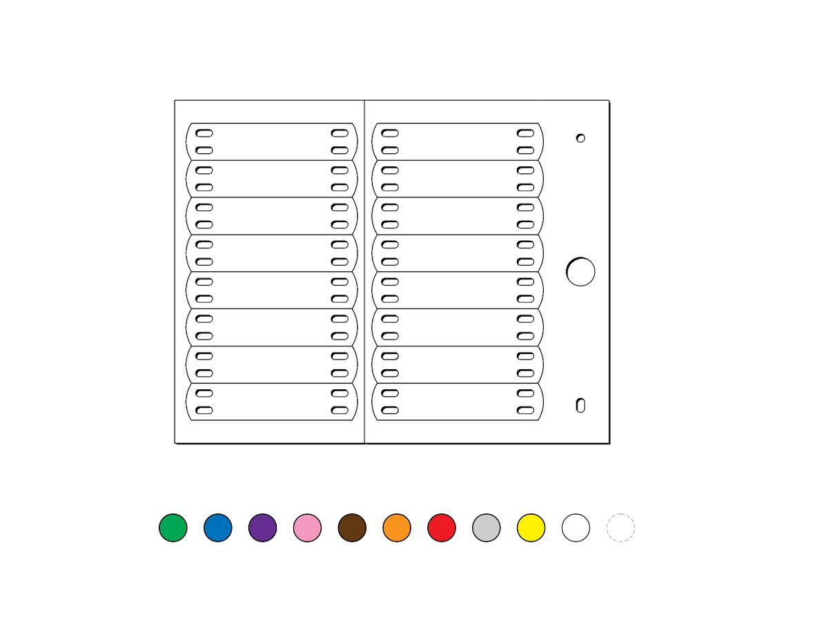 CEMBRE SPA - CEM64593-PO TARGH. MG-ETF POLIOL.FIS.FASCET.15X95 MM