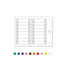 CEMBRE SPA - CEM64198-SBS TARGH. MG-ETF SBS FISS.FASCETTA 26X60 MM