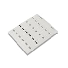 CEMBRE SPA - CEM49950-015 SEGNACAVO ADESIVI, SU SCHEDA, PREFUSTELLATI, IN POLIOLEFINA, PRIVO DI SILICONE, HALOGEN FREE, BIANCO, 10x15mm, CAVO DIAMETRO 4,3-7mm