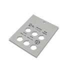 CEMBRE SPA - CEM15001 TARGHETTA MG-PTS NERA 50X30 X PULSANTI