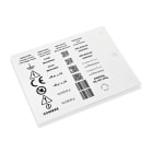 CEMBRE SPA - CEM47007-HF TARGH.MG-TAP GRIGIO 18X27 HALOGEN FREE