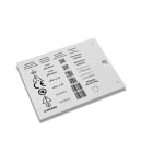 CEMBRE SPA - CEM47063 TARGHETTE PER CAVI E COMPONENTI, PREFUSTELLATE, IN PVC RIGIDO