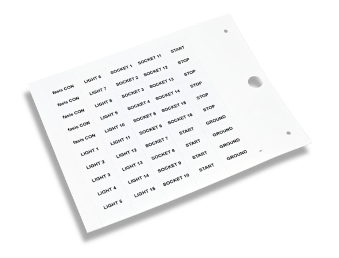 CEMBRE SPA - CEM45142 TARGHET.MG-TAR GIALLA 14X84 X COMPONENTI