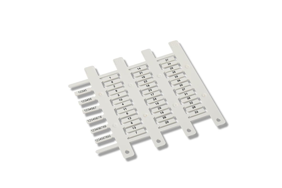 CEMBRE SPA - CEM40040 TARGHETTA MG-TPM GIALLA 4X10MM X TUB.TRA