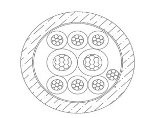 MICRO TEK SRL - MIKAX22056022 CAVO ALLARME IN CCA 2 X 0.50 6 X 0.22 P