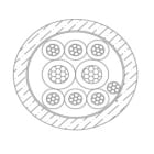 MICRO TEK SRL - MIKAX22754022 CAVO ALLARME IN CCA 2 X 0.75 4 X 0.22 P