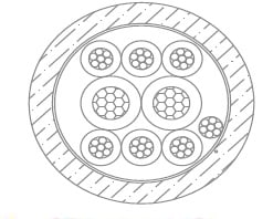 MICRO TEK SRL - MIKAX22758022 CAVO ALLARME IN CCA 2 X 0.75 8 X 0.22 P