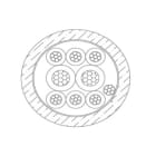 MICRO TEK SRL - MIKB205402210 CAVO DA INTERRAMENTO 2X0.50 4X0.22 FRPE