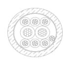 MICRO TEK SRL - MIKB207562210 CAVO DA INTERRAMENTO 2X0.75 6X0.22 FRPE