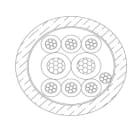 MICRO TEK SRL - MIKB207562210 CAVO DA INTERRAMENTO 2X0.75 6X0.22 FRPE