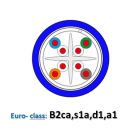 MICRO TEK SRL - MIKMTK70ZHB32 F/UTP CAT. 6 LSZH B2CA-S1A-D0-A1