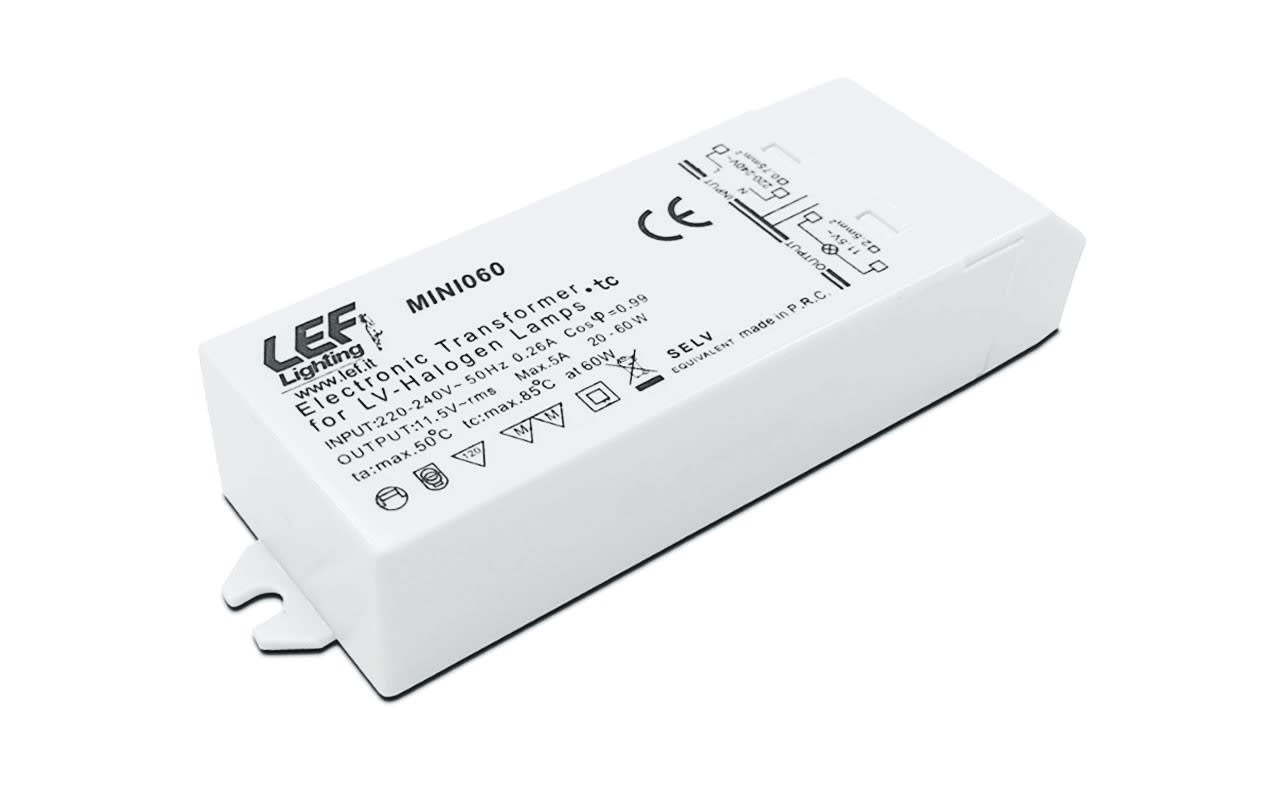LEF LIGHTING SRL - LEFMINI105 TRASF. EL. 35 105W 230V / 12VAC MINI