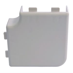 CANALPLAST - CANMINI40LBEU ANGOL.PIAN.40X10 BIA 9010