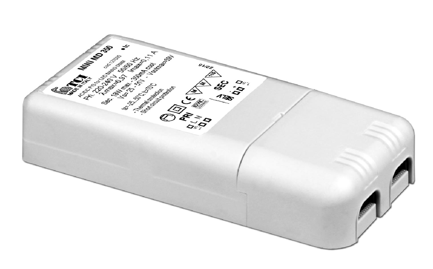 TCI SRL - TCI127036 MINI MD 250 ALIMENTATORE ELETT.