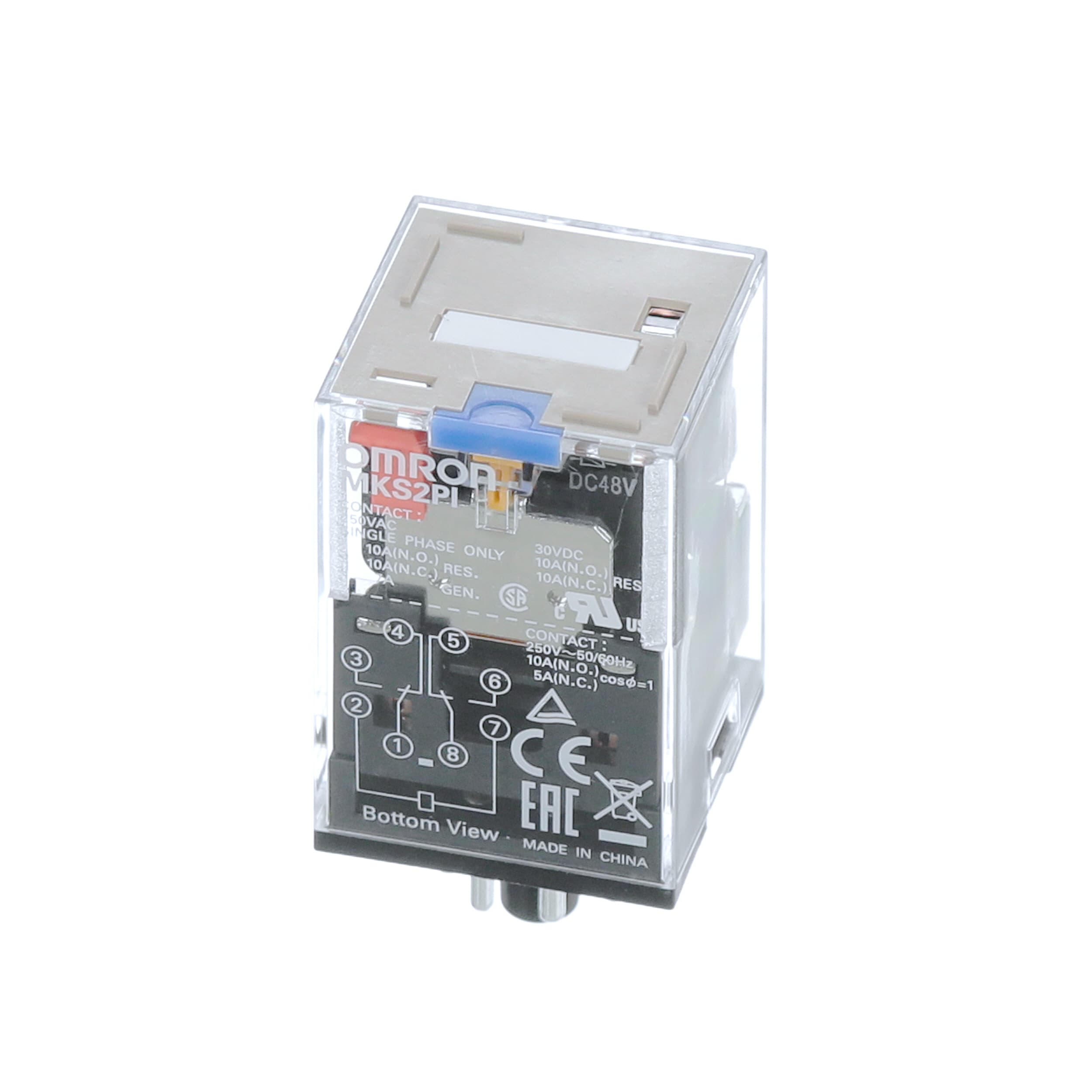 OMRON - OMRMKS2PINDC12 RELE-2SPDT10A/250VOCTALEPULSPROVLED