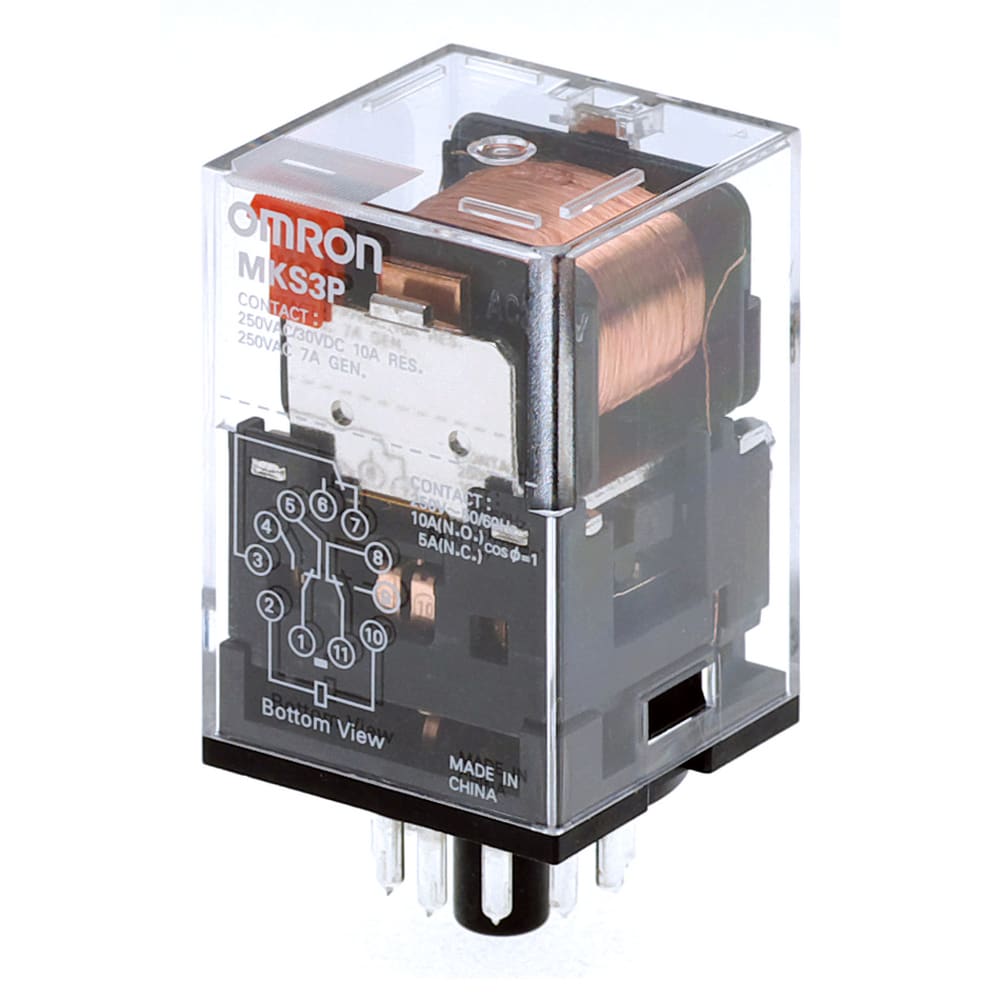 OMRON - OMRMKS3P5AC24 RELE-3SPDT.10A250V.UNDECAL