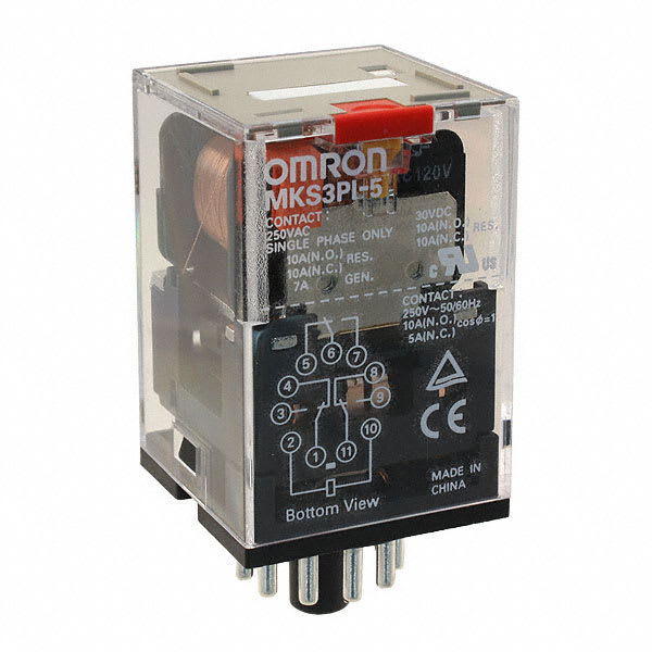OMRON - OMRMKS3P5AC110 RELE-3SPDT.10A250V.UNDECAL