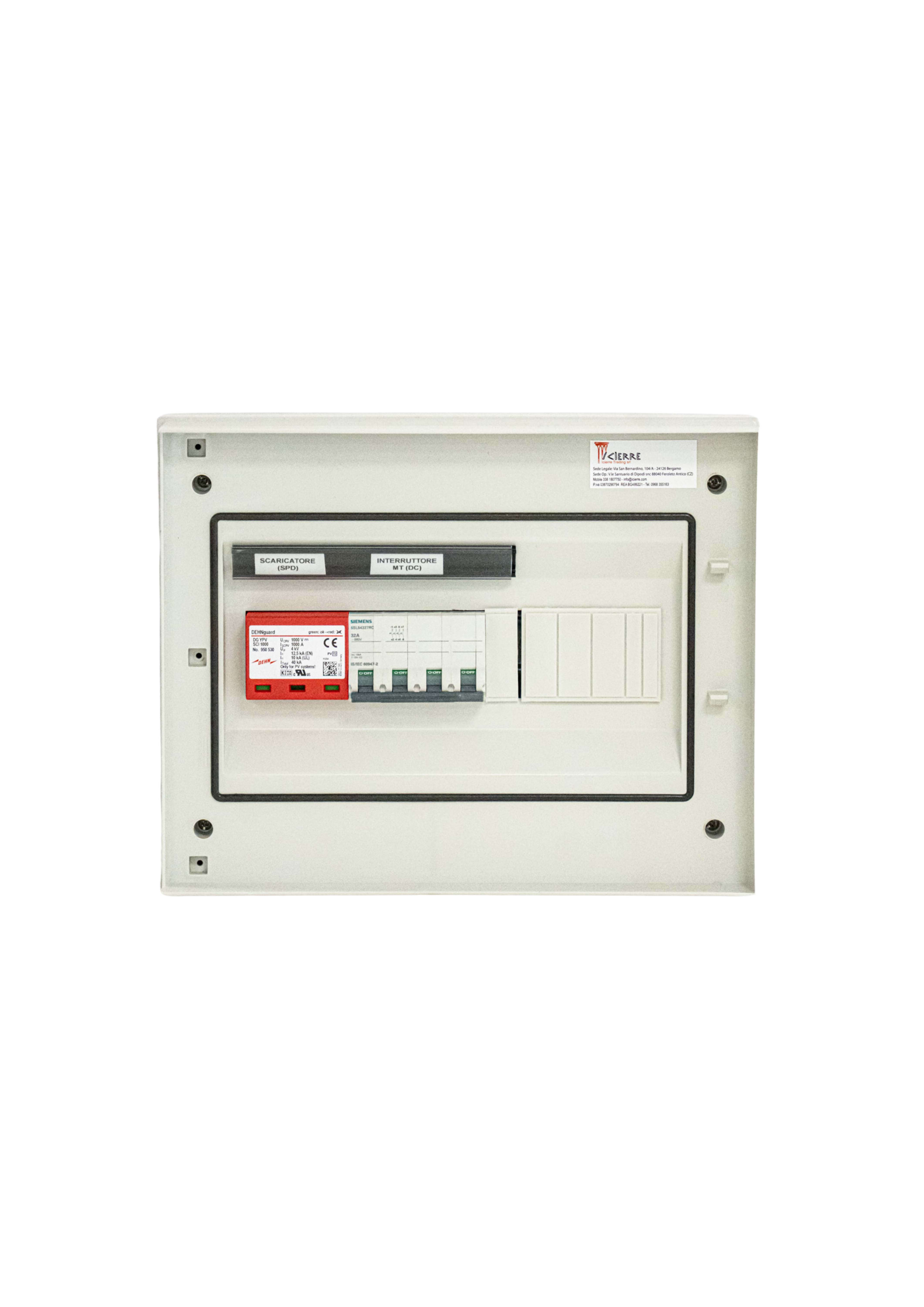 ICIERRE TRADING S.R. - IC2MM025 QDC1000VINTERRUTTORE*QUADRODICAMPO1S