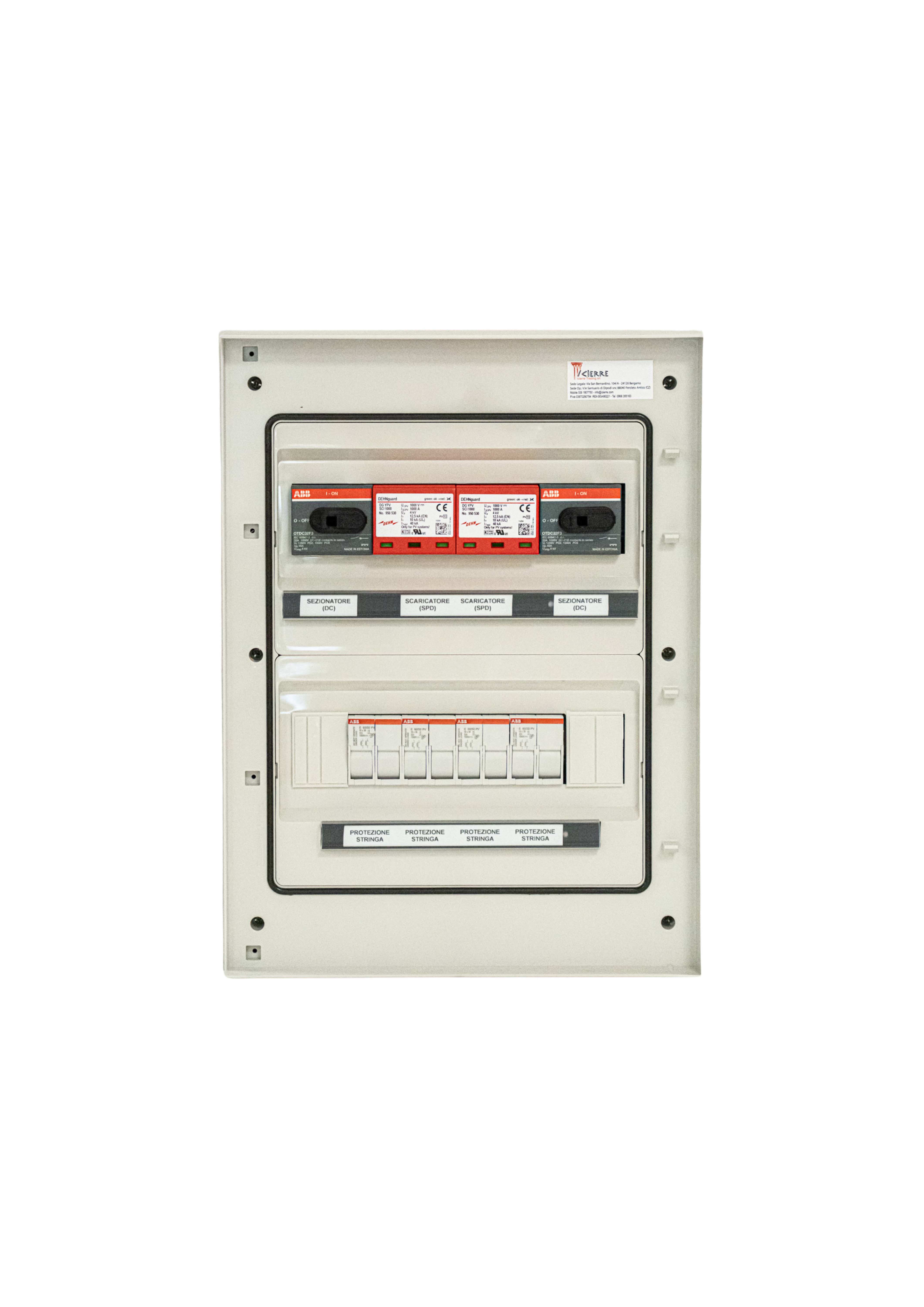 ICIERRE TRADING S.R. - IC2MM057 QDC 1000V QUADRO DI STRINGA 4 STRINGHE I