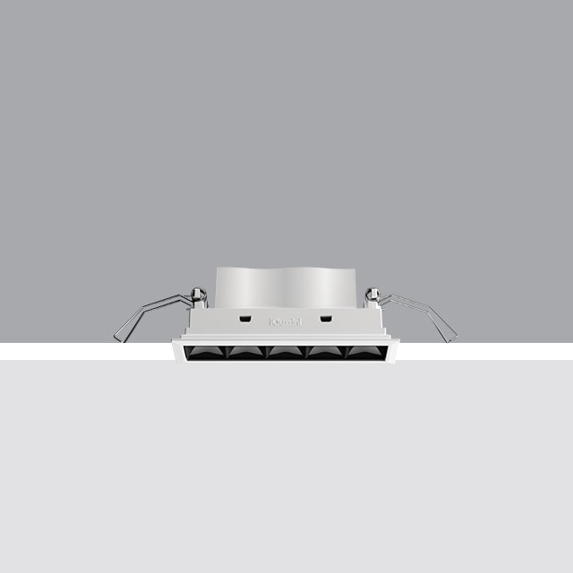 IGUZZINI ILLUMINAZI - IGZ3.MM77.743.0 INC.LASER BLADE FRAM.5 LED W.DALI 2700K