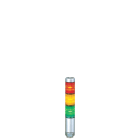 PATLITE EUROPE GMBH - PMHMPS-302-RYG Torretta compatta, 3 moduli, 24VDC/AC, 30mm, fissaggio diretto, cavo, IP65