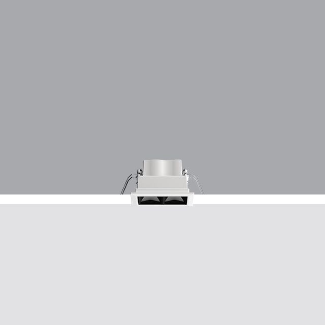 IGUZZINI ILLUMINAZI - IGZ3.MQ76.743.0 INC.LASER BLADE FRAME 2 LED WARM WHIT.CR