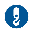 CEMBRE SPA - CEM224500 ETICHETTA ADESIVA DI PRESCRIZIONE MS-LH, SIMBOLO GANCIO DI SOLLEVAMENTO