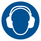 CEMBRE SPA - CEM220203 ETICHETTA ADESIVA DI PRESCRIZIONE MS-WD, SIMBOLO PROTEGGERE LA VISTA, DIMENSIONE 100mm