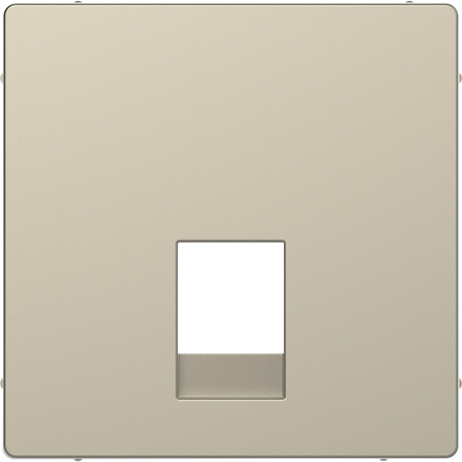 SCHNEIDER ELECTRIC - SNRMTN4215-6033 Placca ctl tel RJ11/RJ12, SysDes bia