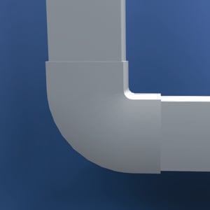 CANALPLAST - CANMTR41APBE ANGOLO PIANO 40X17 B.9010