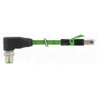 MURRELEKTRONIK SRL - MUE7000447617960200 M12 MAS. 90?/RJ45 0? SCHER. ETHERNET