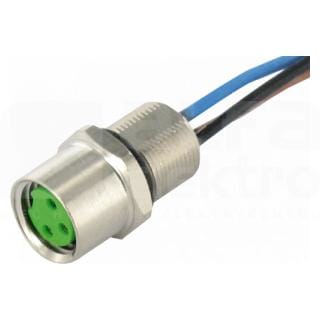 MURRELEKTRONIK SRL - MUE7000085719700100 M8 CONN. F. FLANGIA A-CODE ATT. POSTERI