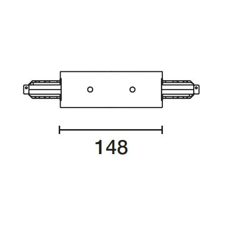 IGUZZINI ILLUMINAZI - IGZ3.MXY5.004.0 GIUNTO ALIMENTAZ.DIRETTO PER BINARIO INC