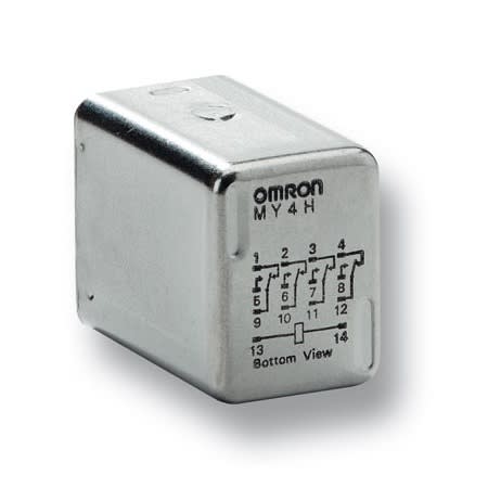 OMRON - OMRMY4H110120AC-156 REL  ERMETICO MY4H, 110 120VCA, 4PDT, 3A