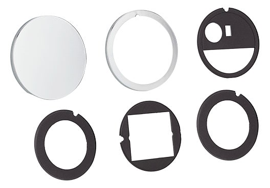 BACHMANN SALES GMBH - HMA926.100 SET COPERTURA PIX EFFETTO ACCIAIO INOX