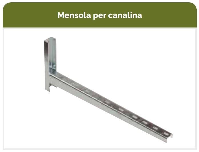 L`ARTIBENI SRL - LARME 1000 ZA MENSOLA DI SUPPORTO IN ACCIAIO DA MM. 1