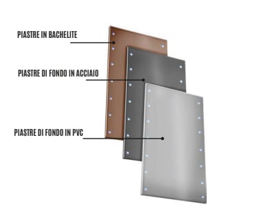 OEC SRL - OECN0ST0168 PIASTRA FONDO ACCIAIO ARE/M-A-A1