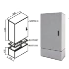 OEC SRL - OECN0ST0185 ARMADIO 850X1100X450 CON ZOCCOLO