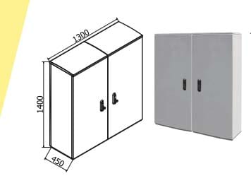 OEC SRL - OECN0ST0311/AFF/21 ARMAD. 1300X1400X450AFF.CON ZOCC.SERR.21