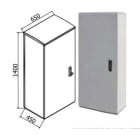 OEC SRL - OECN0ST0311/W ARMADIO 650X1400X450 CON ZOCCOLO NO/SERR