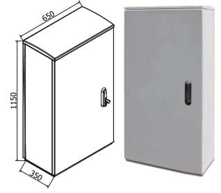 OEC SRL - OECN0ST0320/21 ARMADIO 650X1100X350 CON ZOCCOLO SERR.21