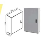 OEC SRL - OECN0ST0335/12 ARMADIO 850X1100X350 CON SERRATURA 12