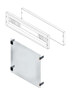 OEC SRL - OECN1ST0365 TELAIO FISSAGGIO SU FONDO ARMADI 610X609