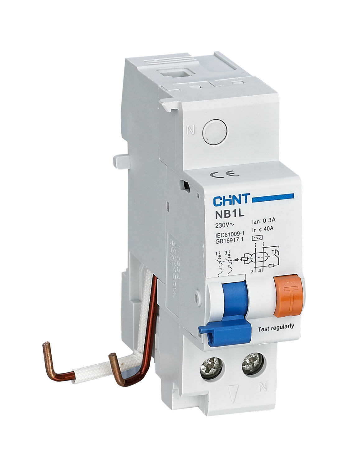 CHINT ITALIA INVESTM - CHT198372 NB1L-40/2P-AC300 -DIFF ACC 2P <40A IDN 3
