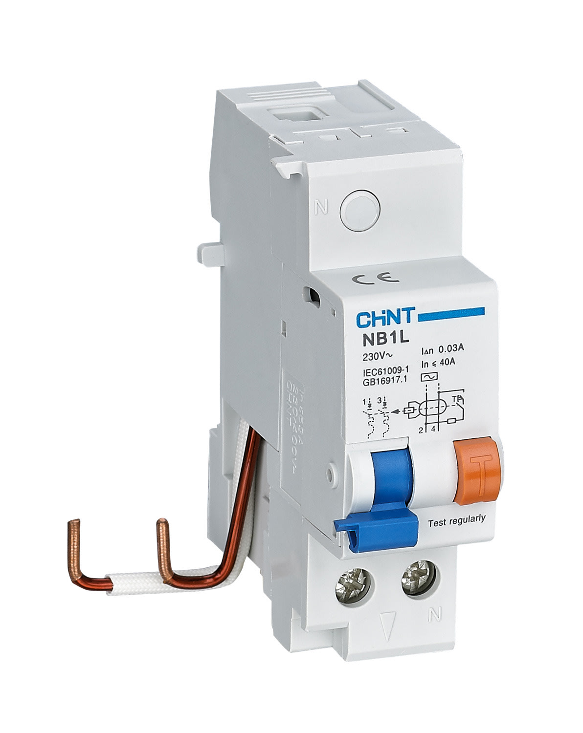 CHINT ITALIA INVESTM - CHT198374 NB1L-40/2P-AC30 -DIFF ACC 2P <40A IDN 30