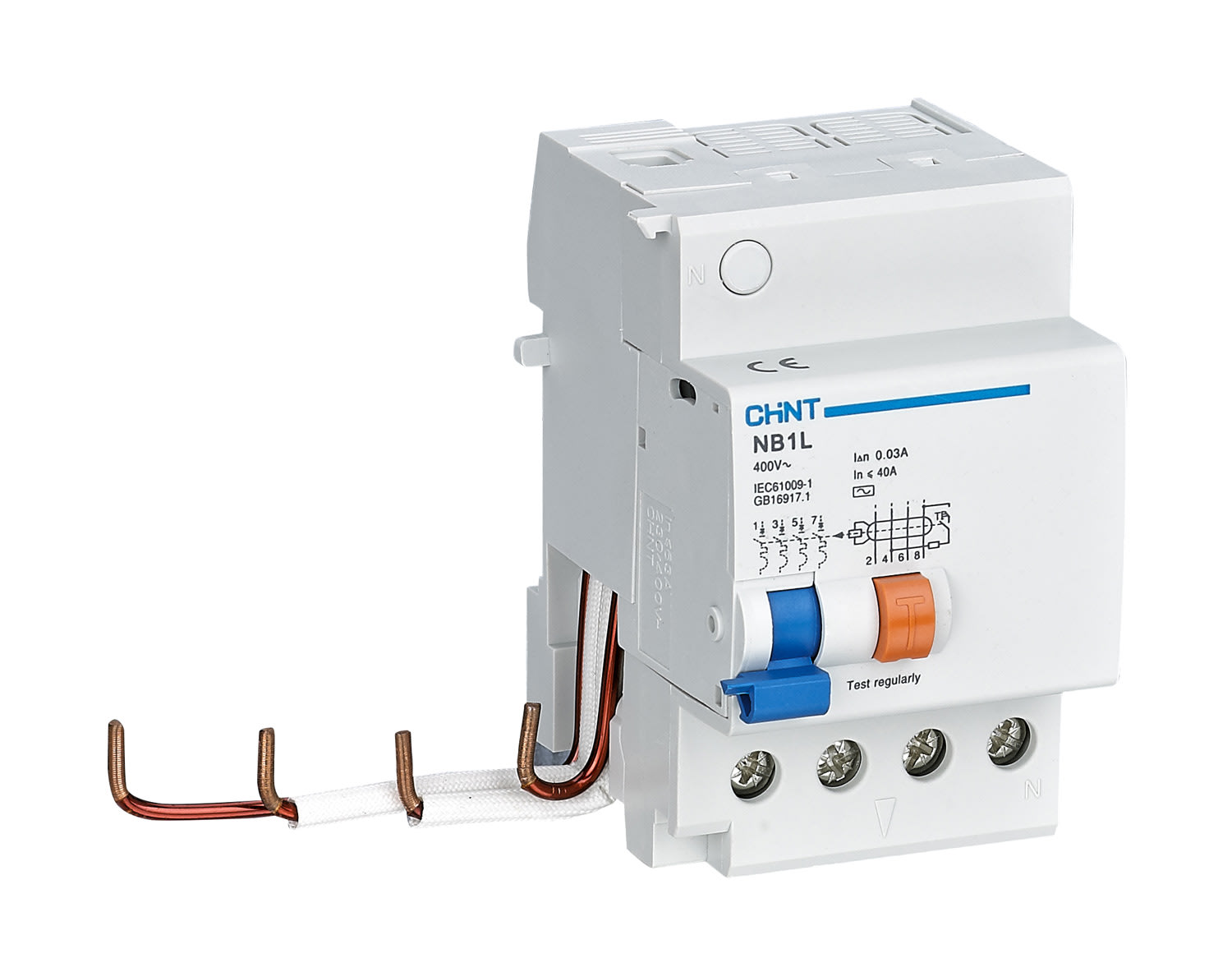 CHINT ITALIA INVESTM - CHT51649 NB1L-63/4P-AS1000 -DIFF ACC 4P 40/63A ID